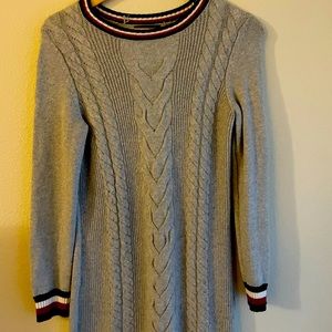 Tommy Hilfiger Logo stripe Cable dress